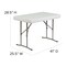 Emma and Oliver Portable Tailgate, Camping or Event Set with White Pop Up Event Canopy Tent with Carry Bag and Folding Table with Benches Set
